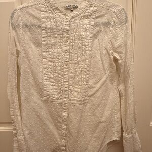 Alex Mill Textured White Button Down Shirt